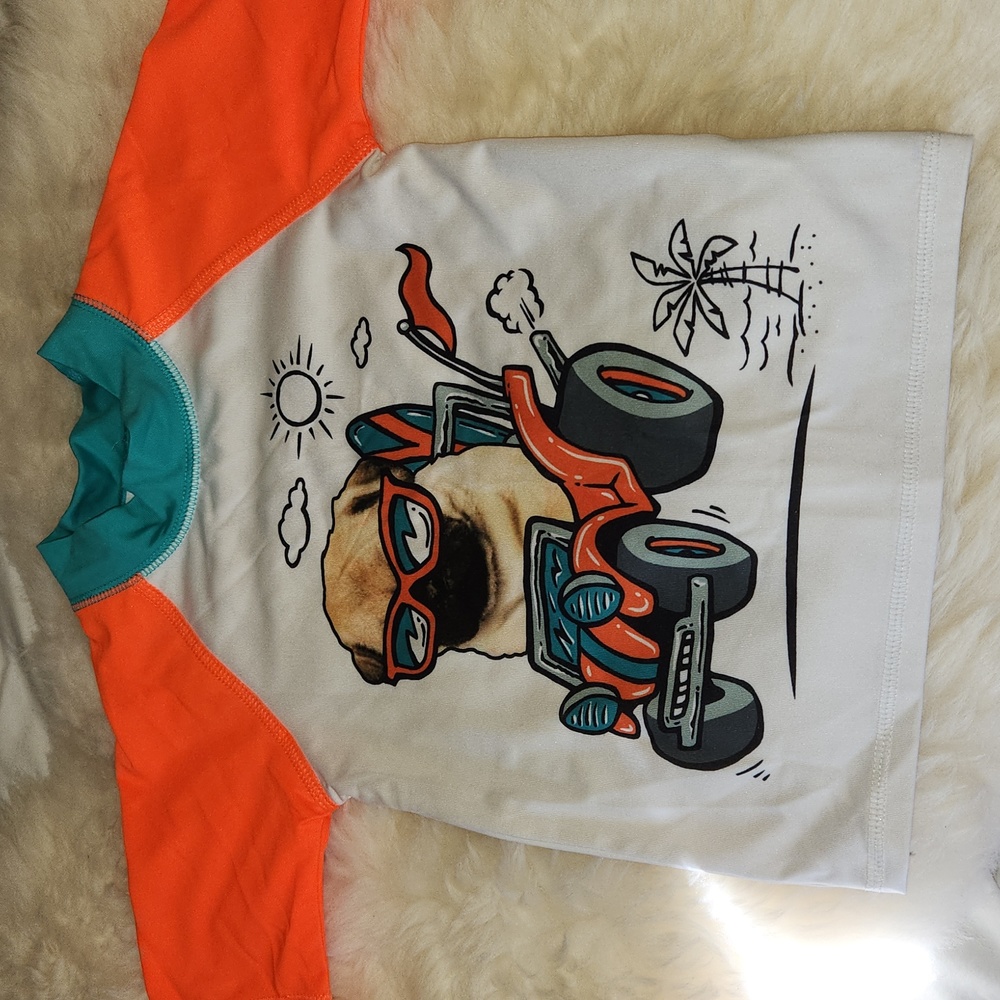 Pug swim rashguard